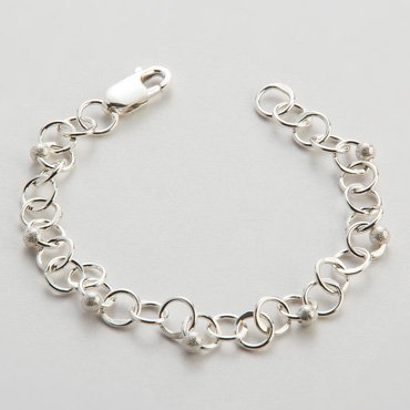 B63: Circles & Textured Beads Baby K Bracelet | Jenni K - Fine ...