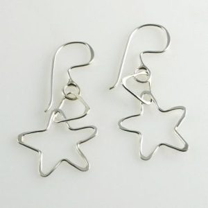 S2-23: Handmade Star & Triangle Earrings