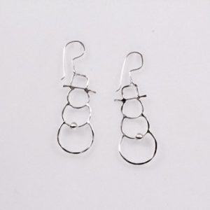 S2-53: Snowman Earrings