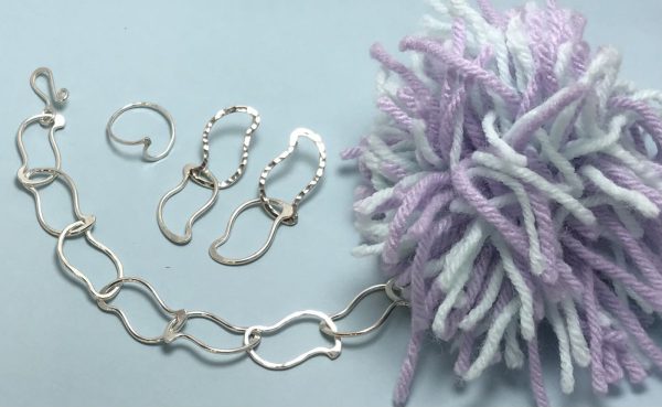 Wave Earrings, Bracelet & Ring
