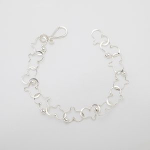 H2-21: Jenni K Heart With Beads Bracelet