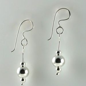 A8:Handmade Earrings With Dangling Beads