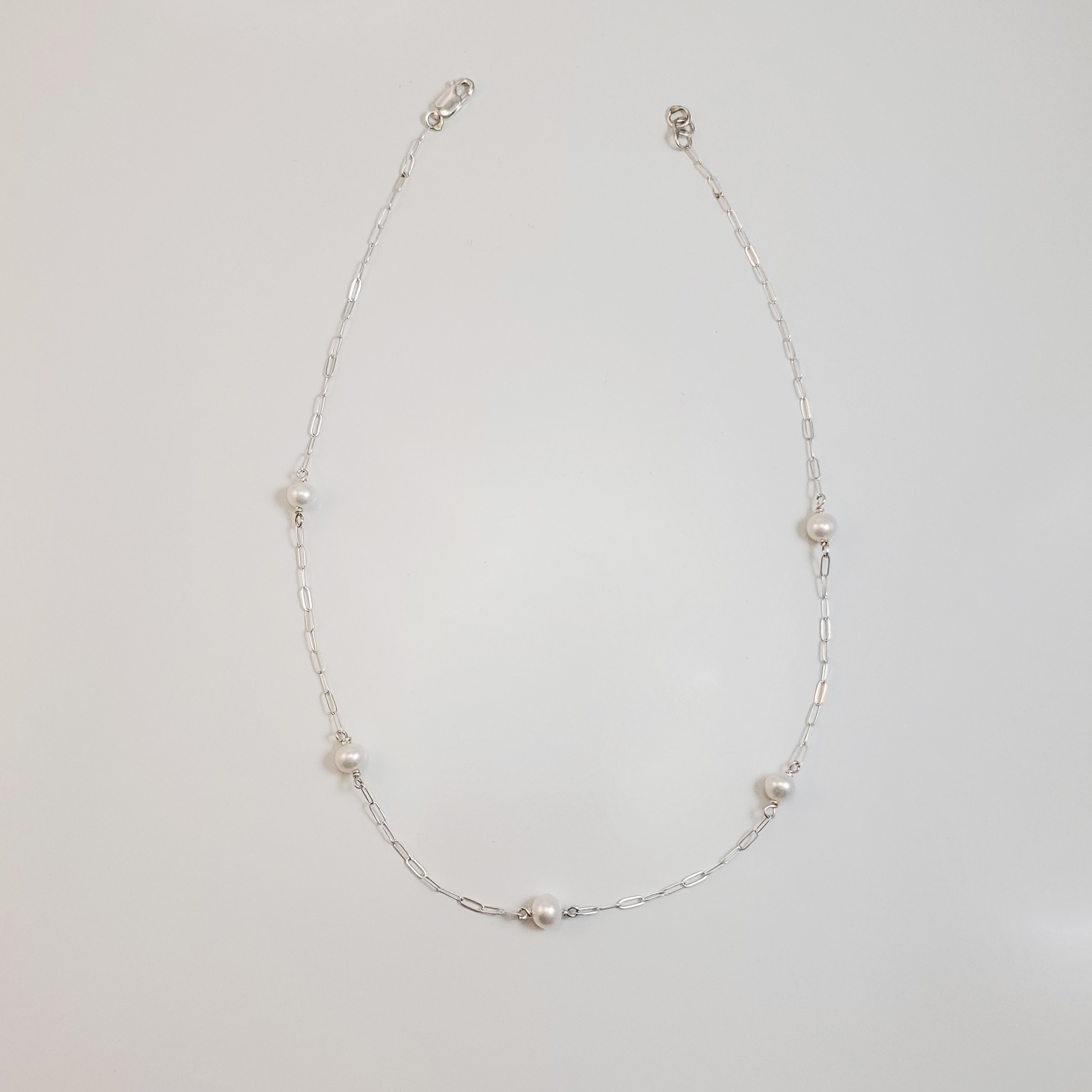 Of The Chain Link Necklace With Pearls Sprinkled In Jenni K Fine